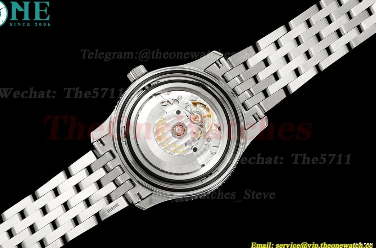 A2824 Date Dial TF Navitimer SS 1 Cream 41mm SS 0215